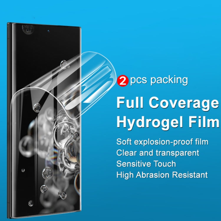 For Samsung Galaxy S24 Ultra 5G 2pcs imak Curved Full Screen Hydrogel Film Protector - Galaxy S24 Ultra 5G Tempered Glass by imak | Online Shopping South Africa | PMC TechLife