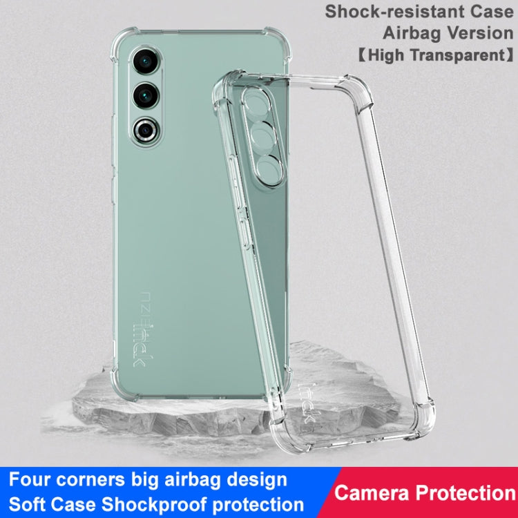For Meizu 20 5G imak Shockproof Airbag TPU Phone Case(Transparent) - More Brand by imak | Online Shopping South Africa | PMC Jewellery | Buy Now Pay Later Mobicred