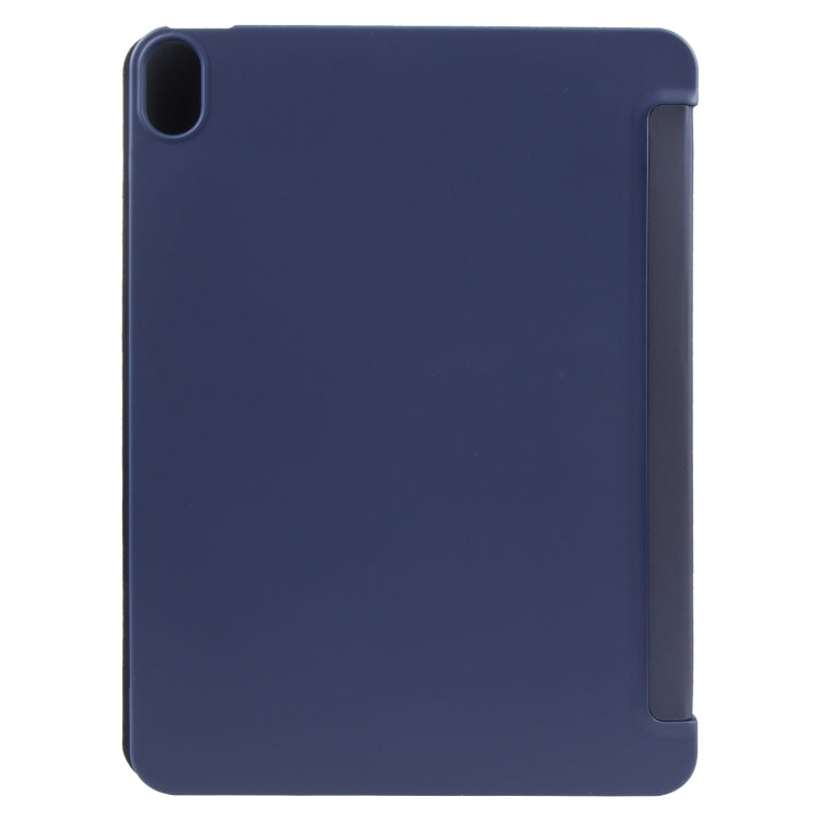 For iPad 10.9 2022 / Air 5 / Air 4 GEBEI 3-folding Holder Shockproof Flip Leather Tablet Case(Dark Blue) - free shipping - PMc TechLife - Order now!