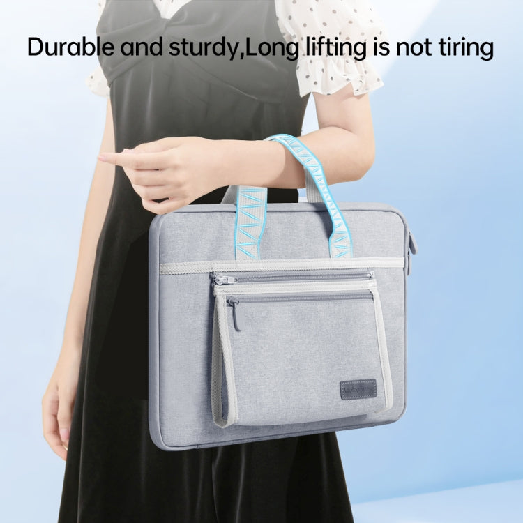 14 inch Oxford Fabric Portable Laptop Handbag(Dark Blue) - 14.1 inch by PMC Jewellery | Online Shopping South Africa | PMC Jewellery | Buy Now Pay Later Mobicred