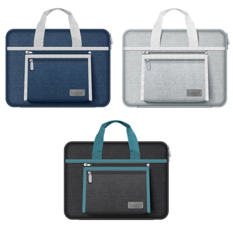 15-16 inch Oxford Fabric Portable Laptop Handbag(Grey) - free shipping - PMC Jewellery - Order now!