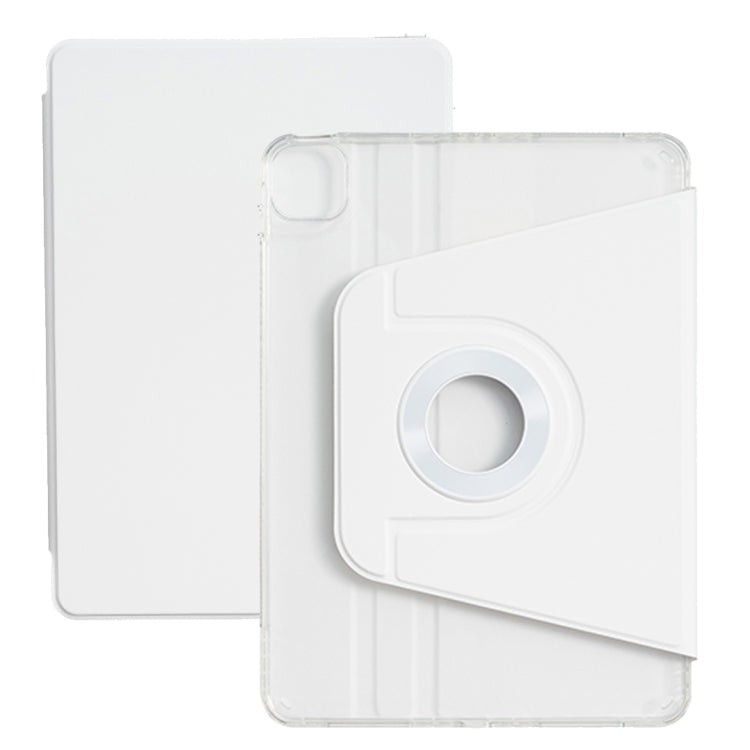 For iPad Air 13 2025 / 2024 Magnetic Split Leather Smart Tablet Case(White) - iPad Air 13 2025 / 2024 Cases by PMC TechLife | Online Shopping South Africa | PMC TechLife | Buy Now Pay Later Mobicred