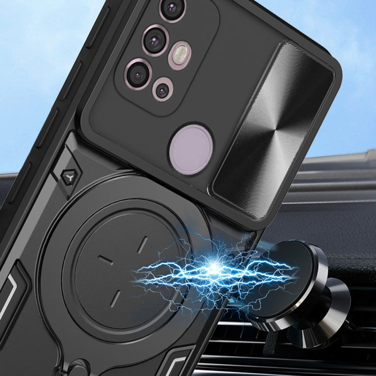 For Motorola Moto G30 / G20 / G10 CD Texture Sliding Camshield Magnetic Holder Phone Case(Pink) - free shipping - PMC TechLife - Order now!