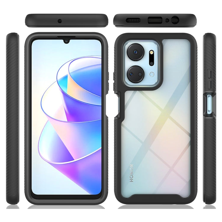 For Honor X8a Starry Sky Full Body Hybrid Shockproof Phone Case with PET Film(Royal Blue) - Honor Cases by PMC TechLife | Online Shopping South Africa | PMC TechLife | Buy Now Pay Later Mobicred