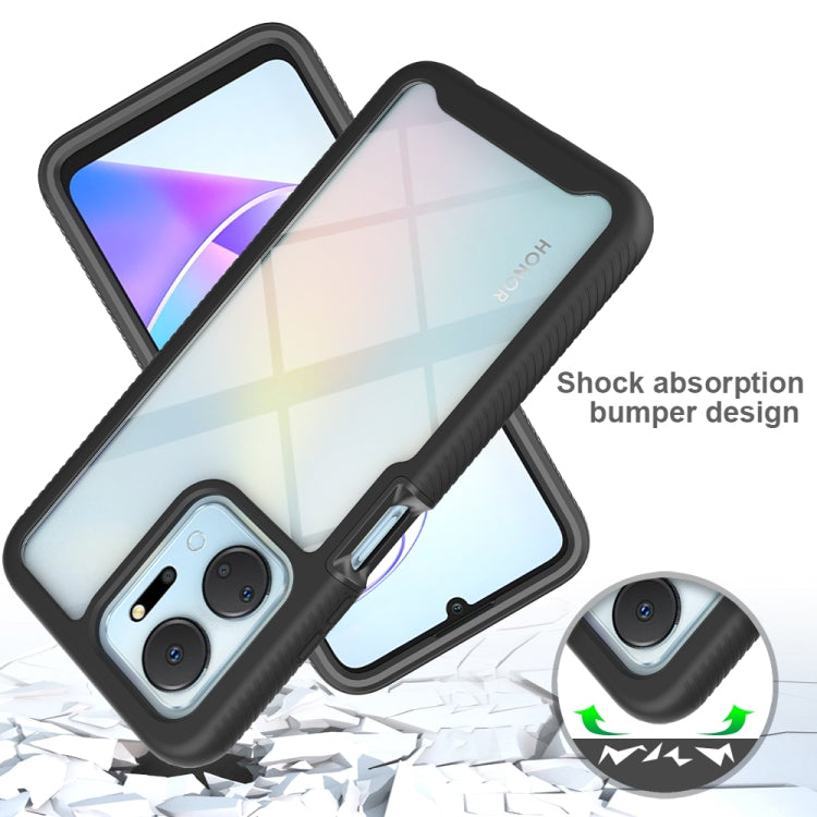 For Honor X8a Starry Sky Full Body Hybrid Shockproof Phone Case with PET Film(Royal Blue) - Honor Cases by PMC TechLife | Online Shopping South Africa | PMC TechLife | Buy Now Pay Later Mobicred