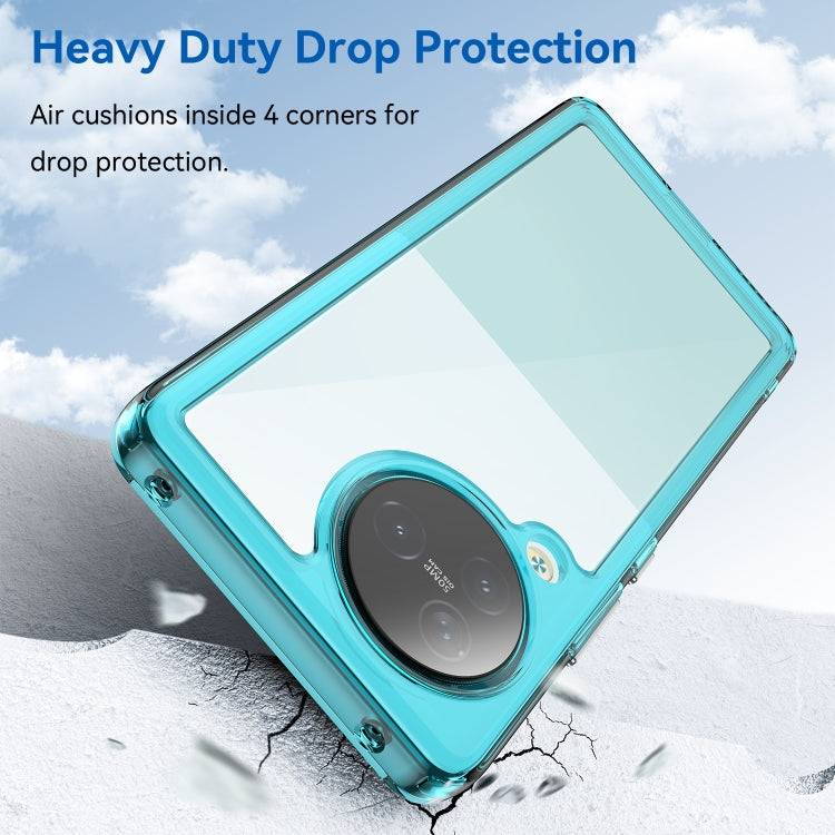 For Xiaomi Civi 3 Colorful Series Acrylic Hybrid TPU Phone Case(Transparent Blue) - free shipping - PMC TechLife - Order now!