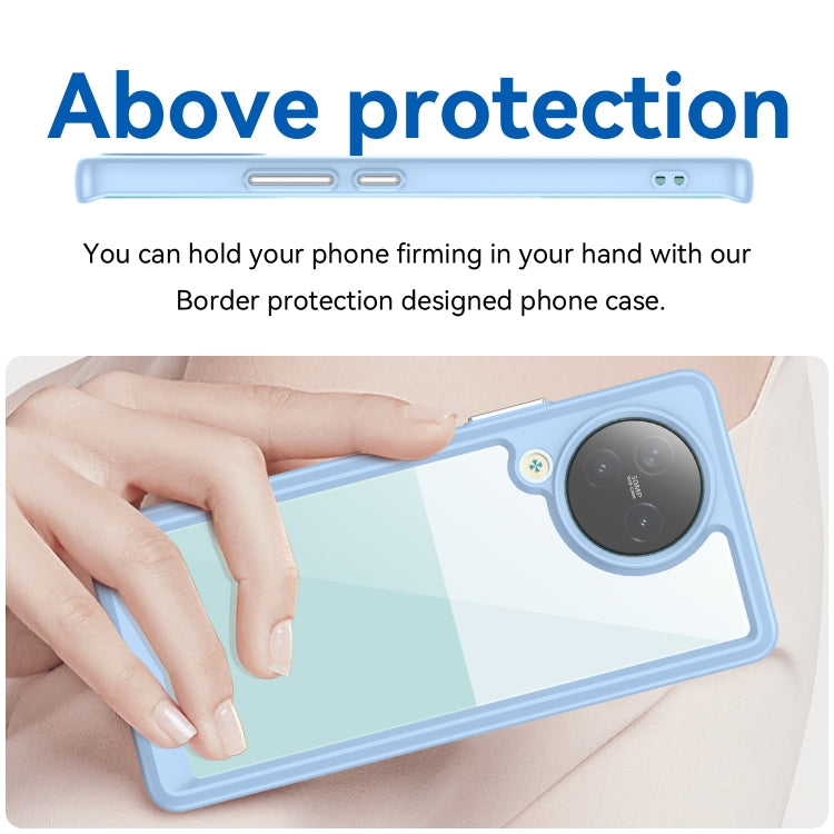 For Xiaomi Civi 3 Colorful Series Acrylic Hybrid TPU Phone Case(Blue) - free shipping - PMC TechLife - Order now!