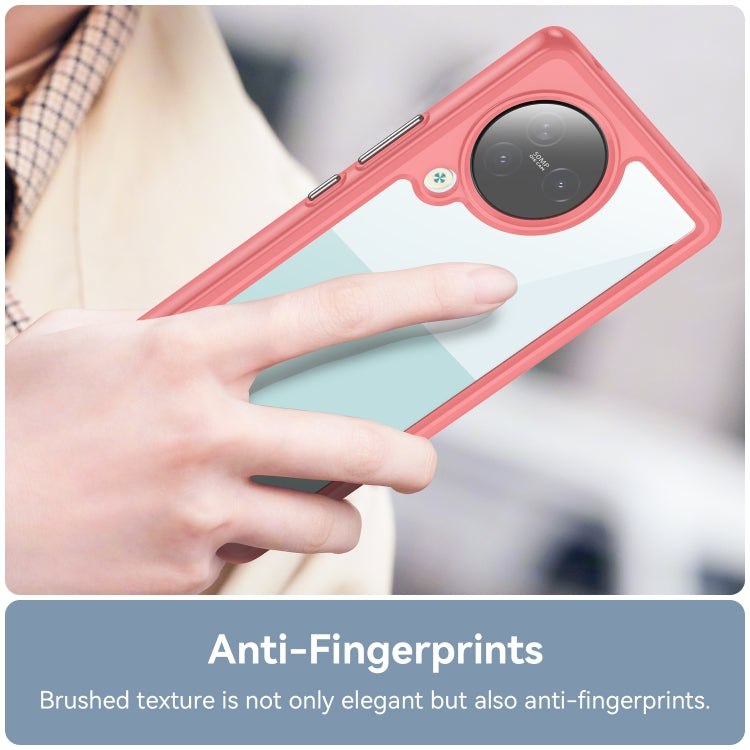 For Xiaomi Civi 3 Colorful Series Acrylic Hybrid TPU Phone Case(Red) - Xiaomi Cases by PMC TechLife | Online Shopping South Africa | PMC TechLife | Buy Now Pay Later Mobicred