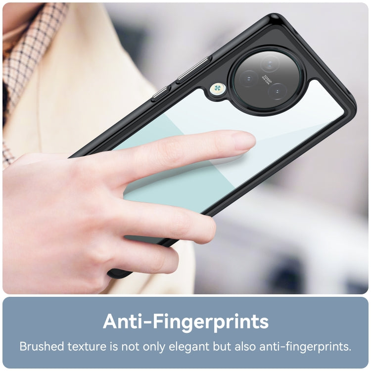 For Xiaomi Civi 3 Colorful Series Acrylic Hybrid TPU Phone Case(Black) - Xiaomi Cases by PMC TechLife | Online Shopping South Africa | PMC TechLife | Buy Now Pay Later Mobicred