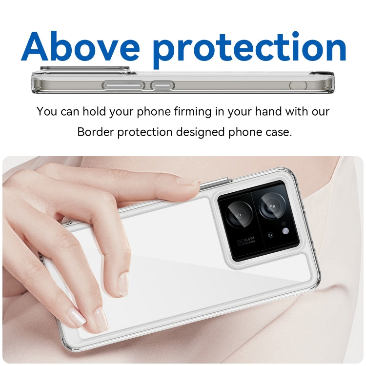 For Xiaomi Redmi K60 Ultra Colorful Series Acrylic Hybrid TPU Phone Case(Transparent) - Redmi K60 Ultra Cases by PMC TechLife | Online Shopping South Africa | PMC TechLife | Buy Now Pay Later Mobicred