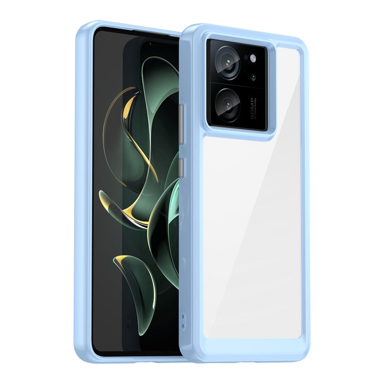 For Xiaomi Redmi K60 Ultra Colorful Series Acrylic Hybrid TPU Phone Case(Blue) - free shipping - PMC TechLife - Order now!