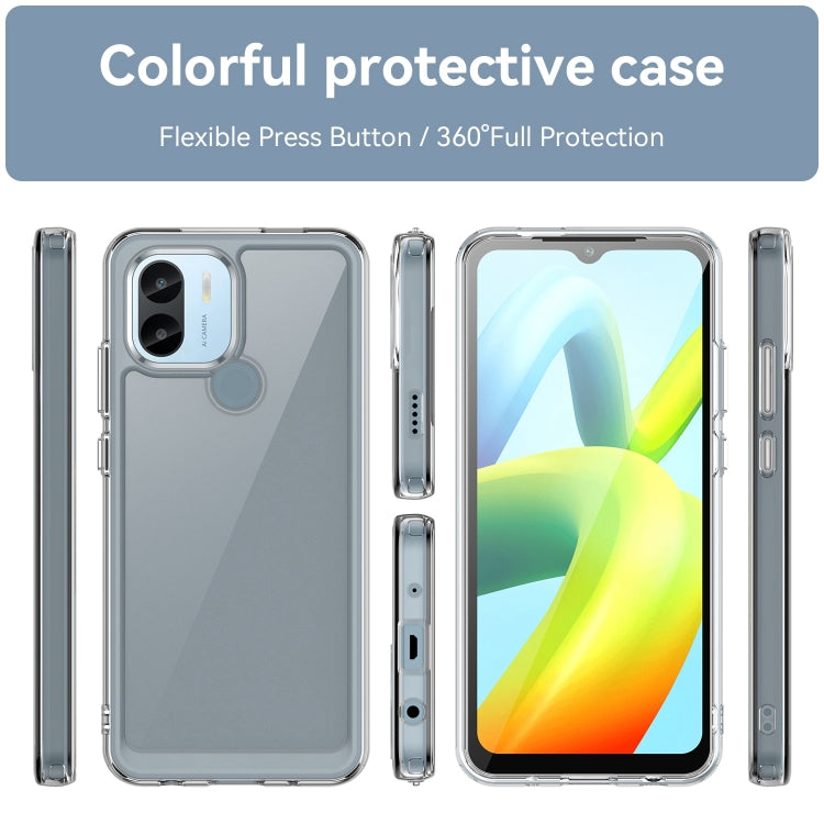 For Xiaomi Poco C51 Colorful Series Acrylic Hybrid TPU Phone Case(Transparent) - Xiaomi Cases by PMC TechLife | Online Shopping South Africa | PMC TechLife | Buy Now Pay Later Mobicred
