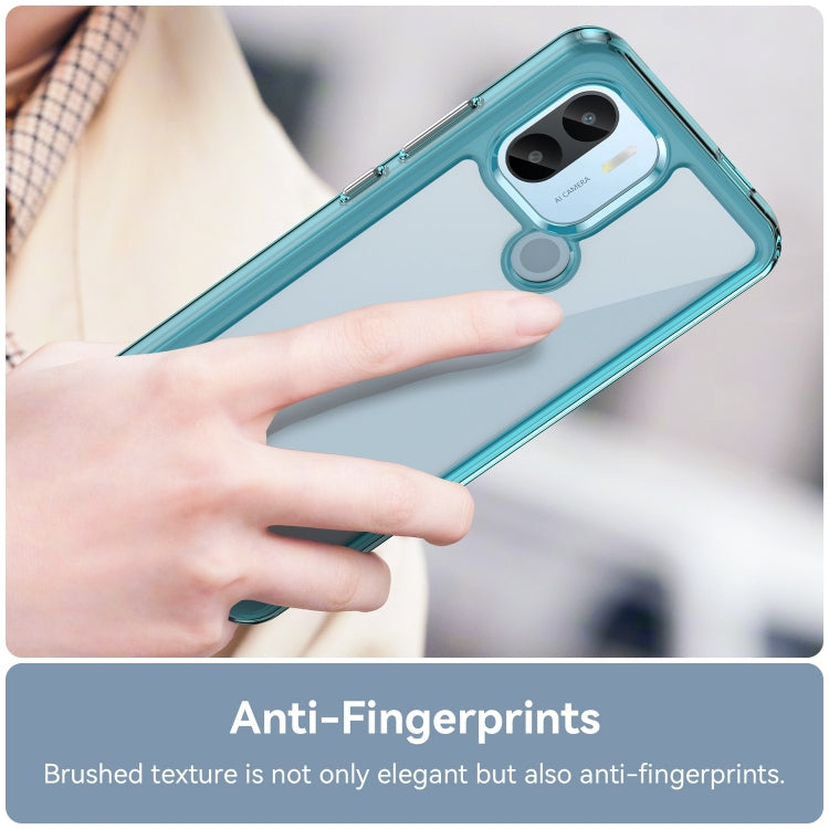 For Xiaomi Poco C51 Colorful Series Acrylic Hybrid TPU Phone Case(Transparent Blue) - Xiaomi Cases by PMC TechLife | Online Shopping South Africa | PMC TechLife | Buy Now Pay Later Mobicred