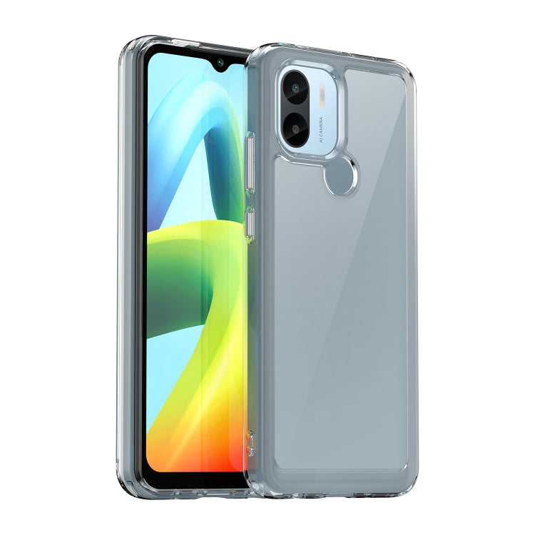 For Xiaomi Redmi A1+ Colorful Series Acrylic Hybrid TPU Phone Case(Transparent) - Xiaomi Cases by PMC TechLife | Online Shopping South Africa | PMC TechLife | Buy Now Pay Later Mobicred