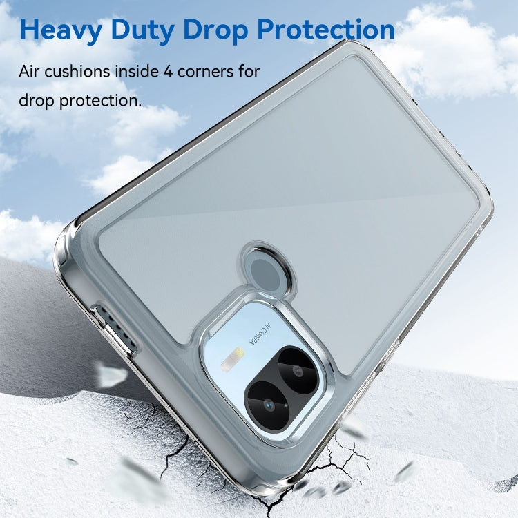 For Xiaomi Redmi A1+ Colorful Series Acrylic Hybrid TPU Phone Case(Transparent) - Xiaomi Cases by PMC TechLife | Online Shopping South Africa | PMC TechLife | Buy Now Pay Later Mobicred