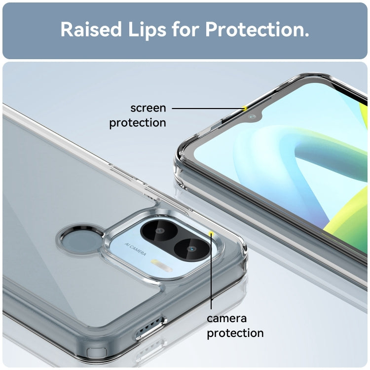 For Xiaomi Redmi A2+ Colorful Series Acrylic Hybrid TPU Phone Case(Transparent) - Xiaomi Cases by PMC TechLife | Online Shopping South Africa | PMC TechLife | Buy Now Pay Later Mobicred