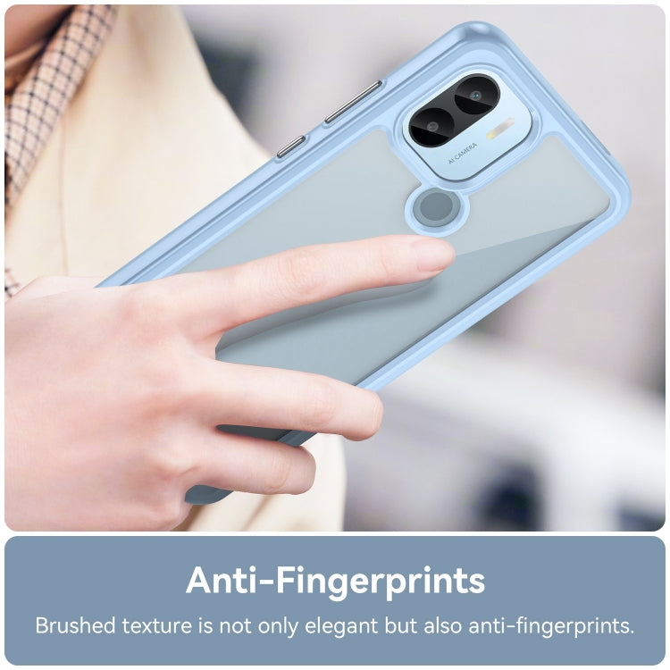 For Xiaomi Redmi A2+ Colorful Series Acrylic Hybrid TPU Phone Case(Blue) - Xiaomi Cases by PMC TechLife | Online Shopping South Africa | PMC TechLife | Buy Now Pay Later Mobicred