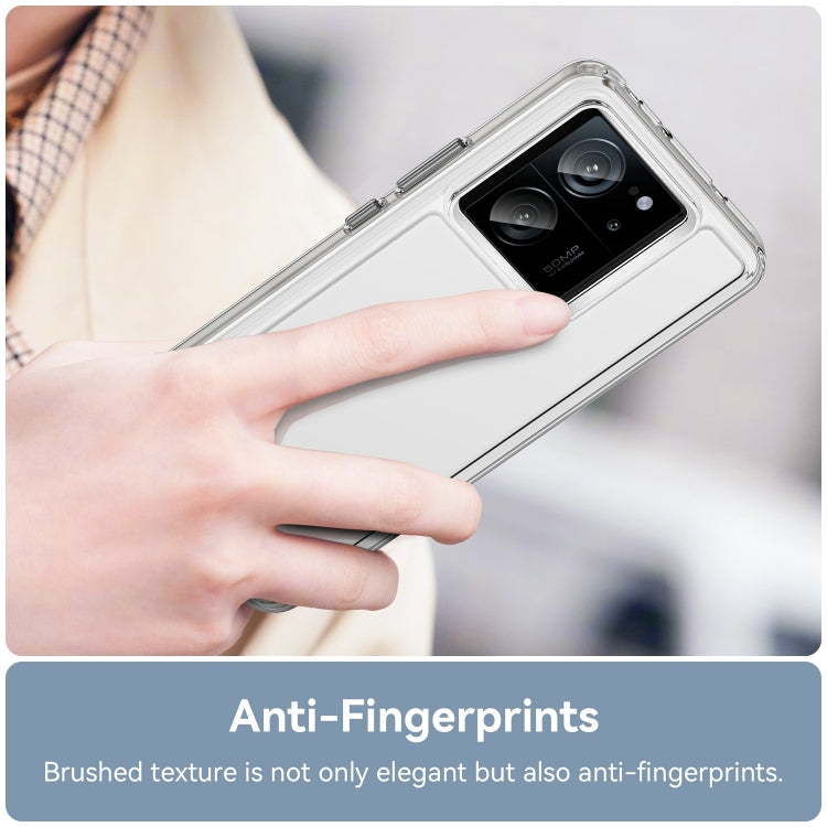 For Xiaomi 13T Colorful Series Acrylic Hybrid TPU Phone Case(Transparent) - Xiaomi Cases by PMC TechLife | Online Shopping South Africa | PMC TechLife | Buy Now Pay Later Mobicred