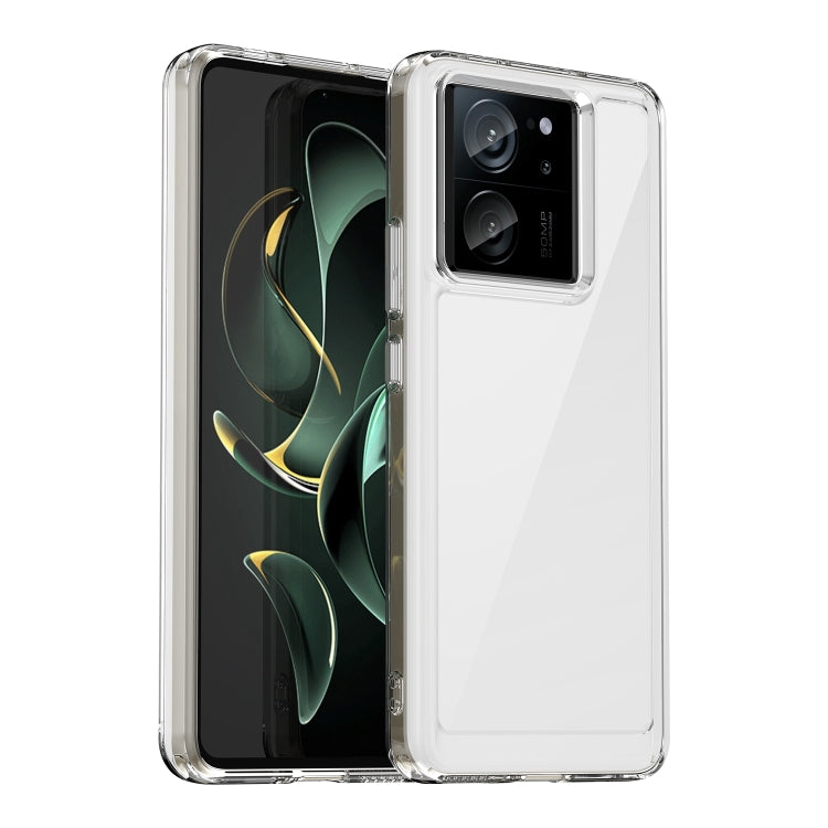 For Xiaomi 13T Pro Colorful Series Acrylic Hybrid TPU Phone Case(Transparent) - Xiaomi Cases by PMC TechLife | Online Shopping South Africa | PMC TechLife | Buy Now Pay Later Mobicred
