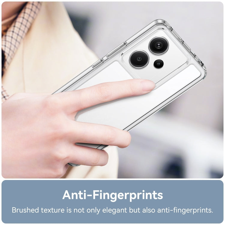 For Xiaomi Redmi Note 13 Pro+ Colorful Series Acrylic Hybrid TPU Phone Case(Transparent) - Note 13 Pro+ Cases by PMC TechLife | Online Shopping South Africa | PMC TechLife | Buy Now Pay Later Mobicred