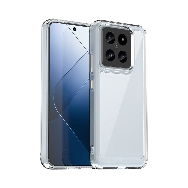 For Xiaomi 14 Pro Colorful Series Acrylic Hybrid TPU Phone Case(Transparent) - 14 Pro Cases by PMC TechLife | Online Shopping South Africa | PMC TechLife | Buy Now Pay Later Mobicred