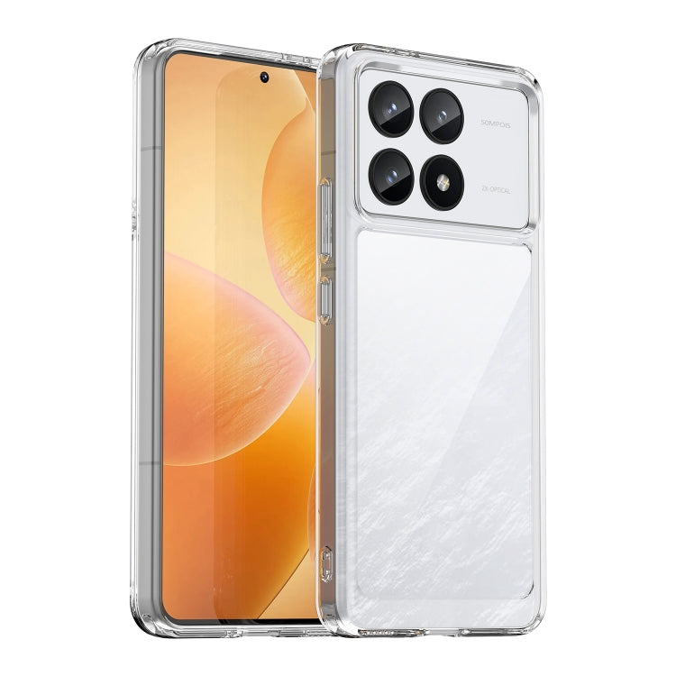 For Xiaomi Redmi K70 Pro Colorful Series Acrylic Hybrid TPU Phone Case(Transparent) - K70 Pro Cases by PMC TechLife | Online Shopping South Africa | PMC TechLife | Buy Now Pay Later Mobicred