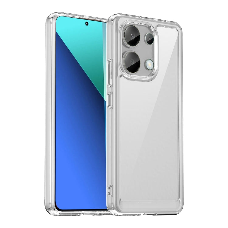 For Xiaomi Redmi Note 13 4G Global Colorful Series Acrylic Hybrid TPU Phone Case(Transparent) - Note 13 Cases by PMC TechLife | Online Shopping South Africa | PMC TechLife | Buy Now Pay Later Mobicred