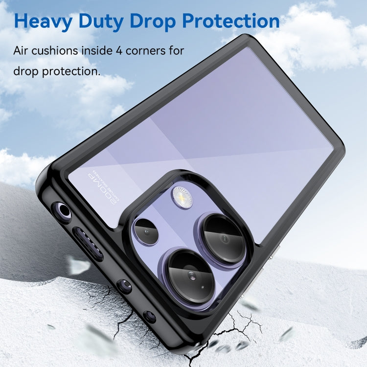 For Redmi Note 13 Pro 4G Global Colorful Series Acrylic Hybrid TPU Phone Case(Black) - Note 13 Pro Cases by PMC TechLife | Online Shopping South Africa | PMC TechLife | Buy Now Pay Later Mobicred