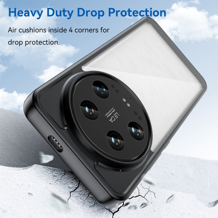 For Xiaomi 14 Ultra Colorful Series Acrylic Hybrid TPU Phone Case(Black) - 14 Ultra Cases by PMC TechLife | Online Shopping South Africa | PMC TechLife | Buy Now Pay Later Mobicred