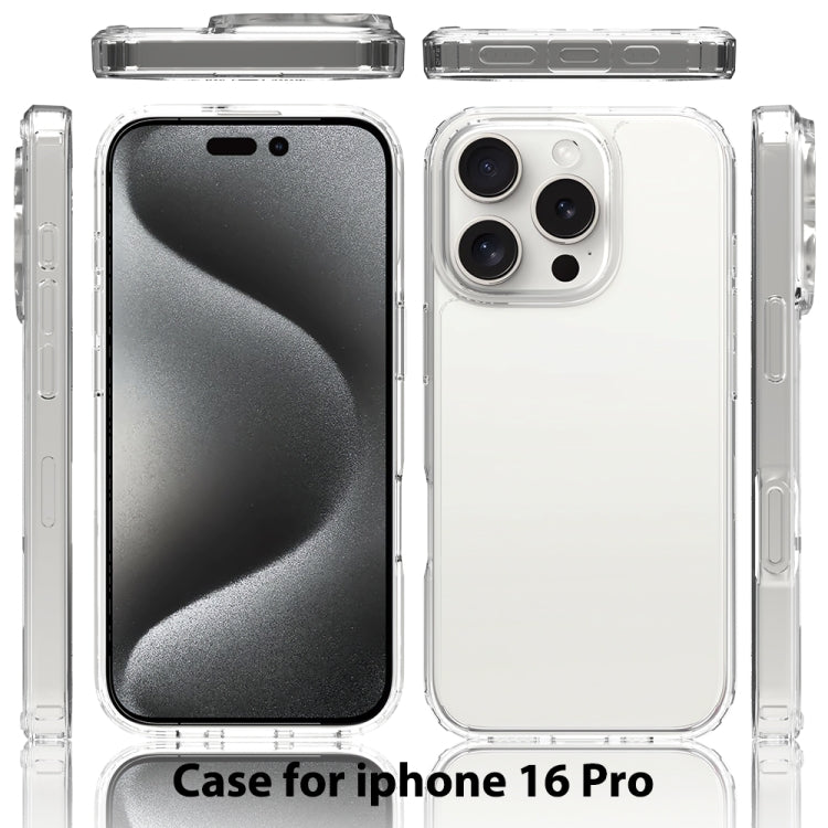 For iPhone 16 Pro Scratchproof Acrylic TPU Phone Case(Transparent) - iPhone 16 Pro Cases by PMC TechLife | Online Shopping South Africa | PMC TechLife | Buy Now Pay Later Mobicred