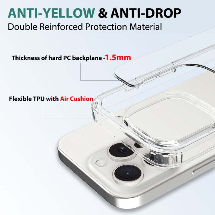 For iPhone 16 Pro Scratchproof Acrylic TPU Phone Case(Transparent) - iPhone 16 Pro Cases by PMC TechLife | Online Shopping South Africa | PMC TechLife | Buy Now Pay Later Mobicred