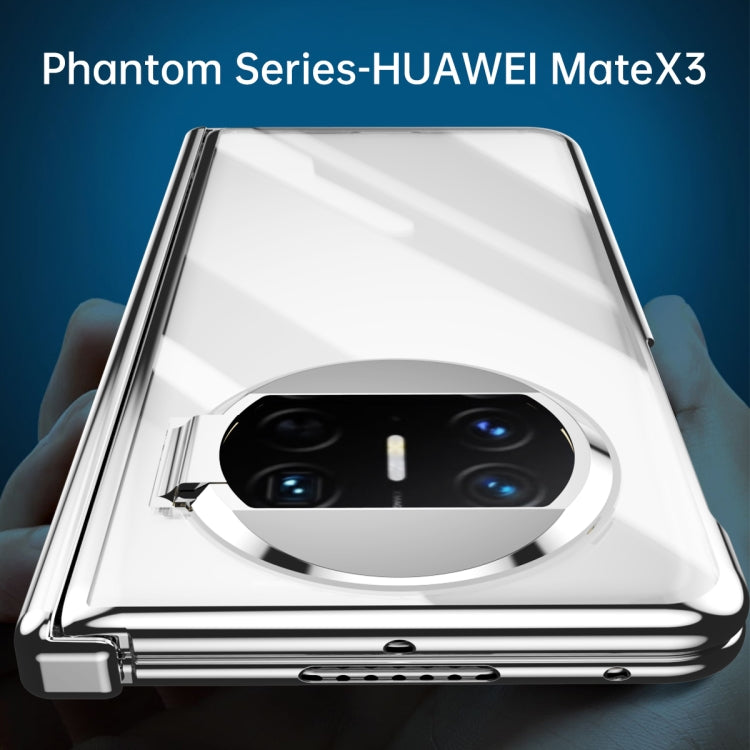 For Huawei Mate X3 Integrated Electroplating PC Folding Phone Case with Hinge(Purple) - Huawei Cases by PMC TechLife | Online Shopping South Africa | PMC TechLife | Buy Now Pay Later Mobicred