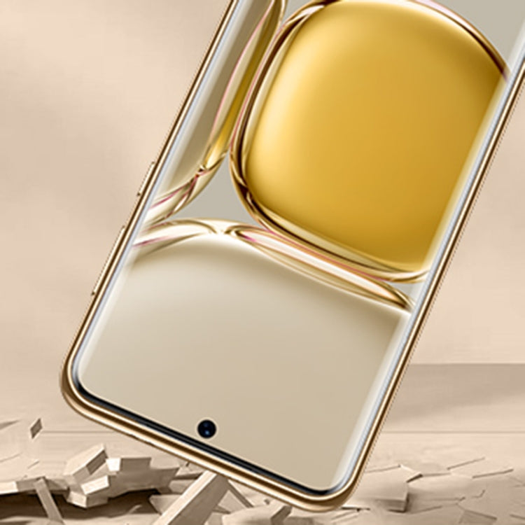 For Huawei Mate 60 Litchi Texture Genuine Leather Phone Case(Orange) - Huawei Cases by PMC TechLife | Online Shopping South Africa | PMC TechLife | Buy Now Pay Later Mobicred