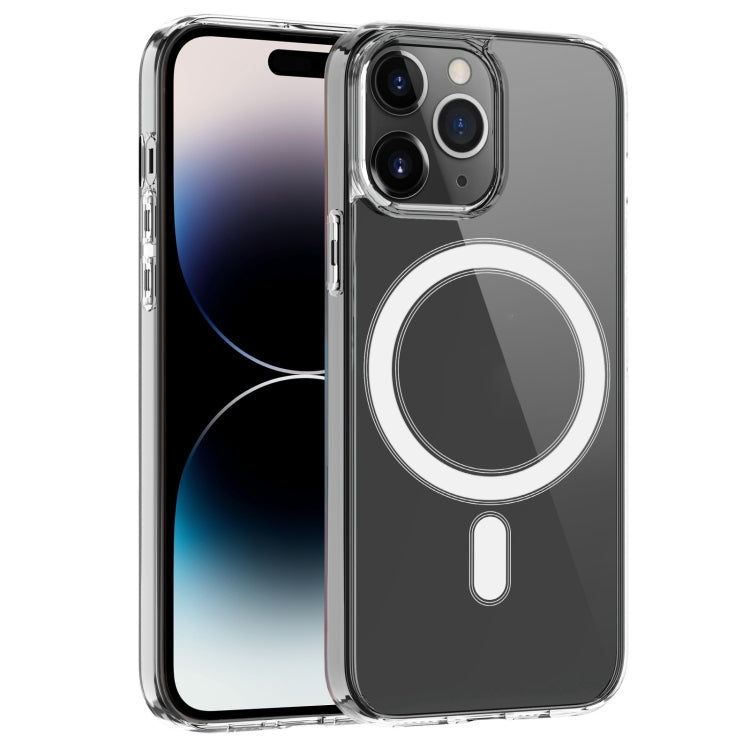 For iPhone 16 Pro MagSafe Clear Acrylic PC +TPU Phone Case(Transparent) - iPhone 16 Pro Cases by PMC TechLife | Online Shopping South Africa | PMC TechLife | Buy Now Pay Later Mobicred