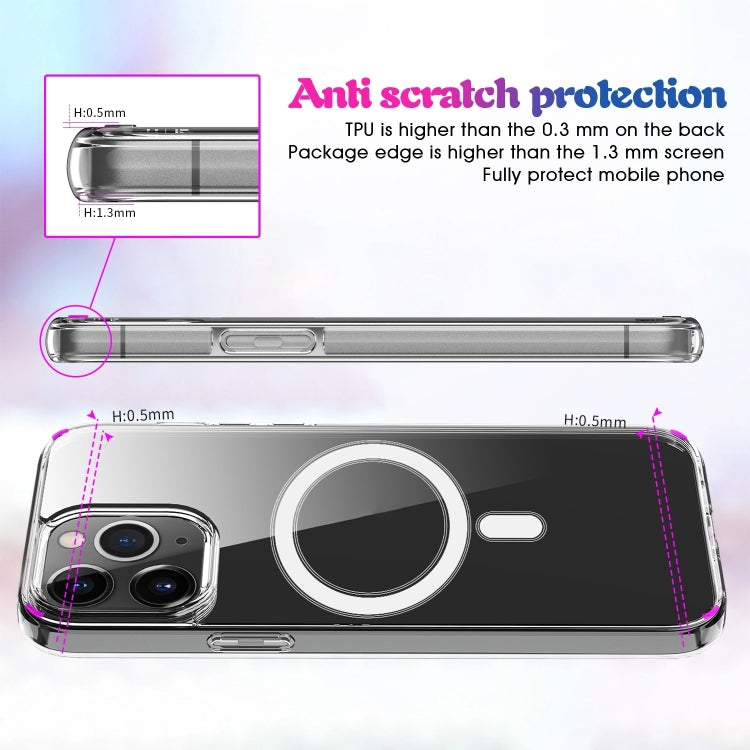 For iPhone 16 Pro MagSafe Clear Acrylic PC +TPU Phone Case(Transparent) - iPhone 16 Pro Cases by PMC TechLife | Online Shopping South Africa | PMC TechLife | Buy Now Pay Later Mobicred