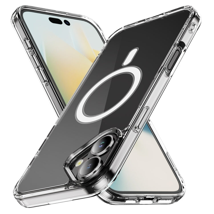 For iPhone 16 Plus MagSafe Clear Acrylic PC +TPU Phone Case(Transparent) - iPhone 16 Plus Cases by PMC TechLife | Online Shopping South Africa | PMC TechLife | Buy Now Pay Later Mobicred