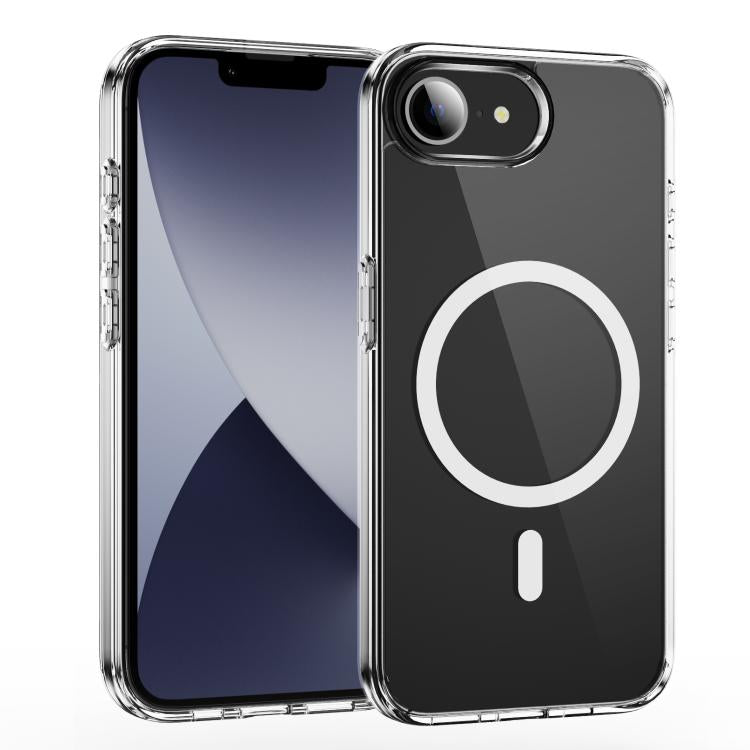 For iPhone 16e MagSafe Clear Acrylic PC +TPU Phone Case(Transparent) - iPhone 16e Cases by PMC TechLife | Online Shopping South Africa | PMC TechLife | Buy Now Pay Later Mobicred