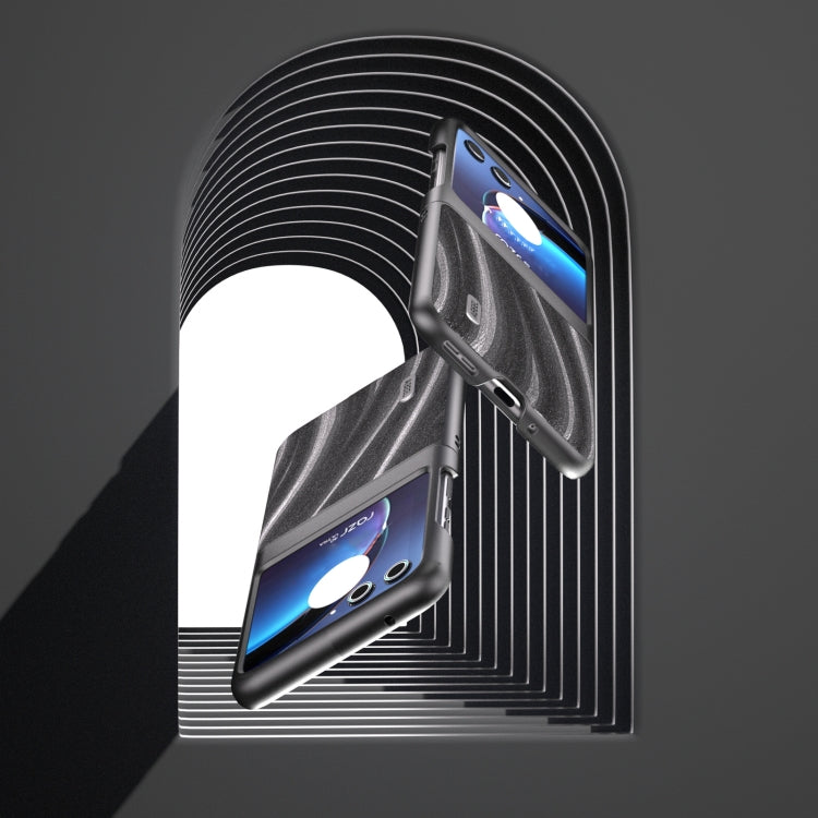 For Motorola Razr 40 Ultra ABEEL Galactic Pattern Protective Phone Case(Grey) - Motorola Cases by PMC TechLife | Online Shopping South Africa | PMC TechLife | Buy Now Pay Later Mobicred