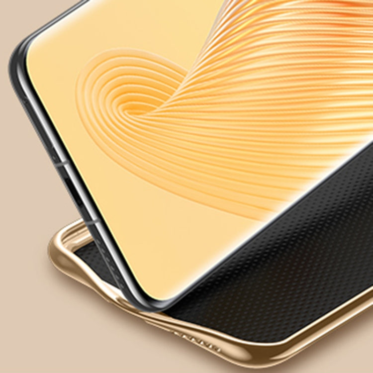 For Honor 90 Pro Litchi Texture Genuine Leather Phone Case(Orange) - Honor Cases by PMC TechLife | Online Shopping South Africa | PMC TechLife | Buy Now Pay Later Mobicred