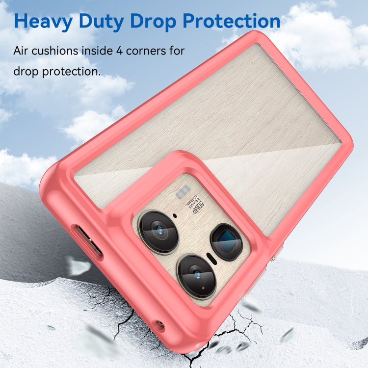 For Motorola Edge 50 Ultra Global Colorful Series Acrylic Hybrid TPU Phone Case(Red) - free shipping - PMC TechLife - Order now!
