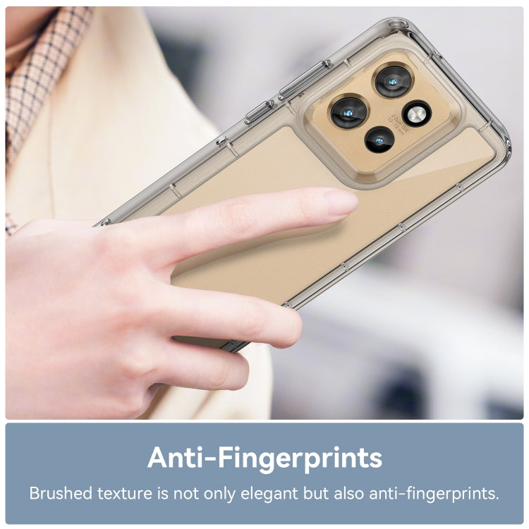 For Motorola Moto S50 Colorful Series Acrylic Hybrid TPU Phone Case(Transparent) - free shipping - PMC TechLife - Order now!