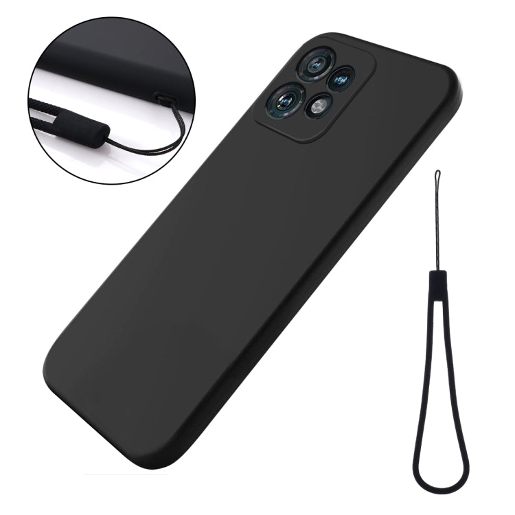 For Motorola Edge 40 Pro/Edge+ 2023/X40 Solid Color Liquid Silicone Dropproof Full Coverage Phone Case(Black) - free shipping - PMC TechLife - Order now!