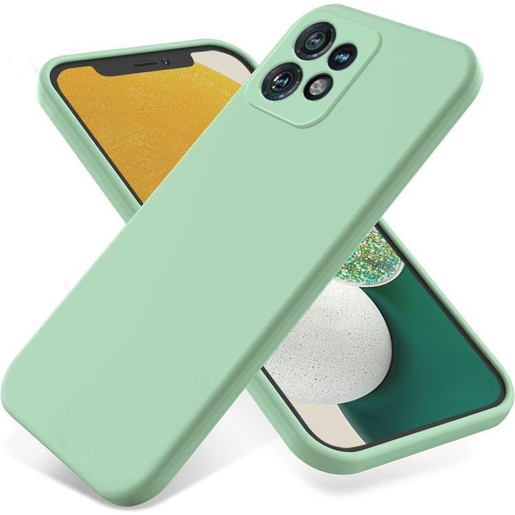 For Motorola Edge 40 Pro/Edge+ 2023/X40 Pure Color Liquid Silicone Shockproof Phone Case(Green) - Motorola Cases by PMC TechLife | Online Shopping South Africa | PMC TechLife | Buy Now Pay Later Mobicred