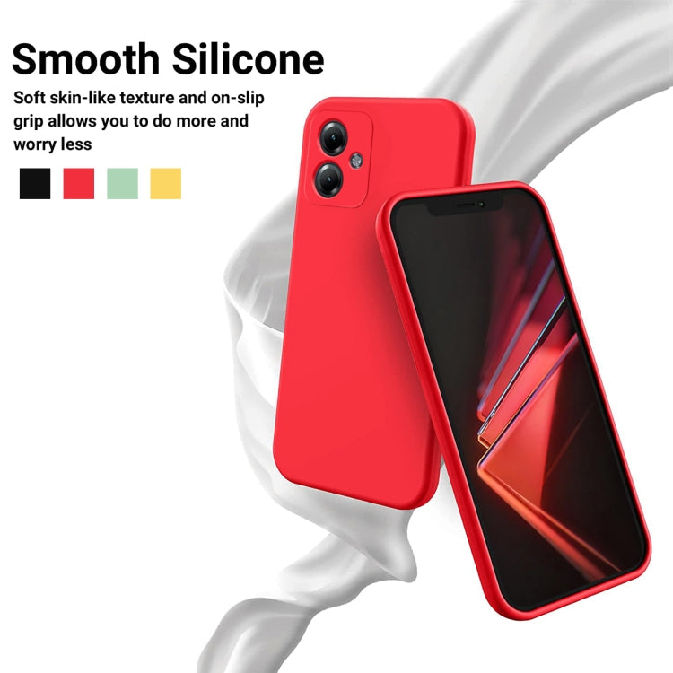 For Motorola Moto G64 Solid Color Liquid Silicone Dropproof Full Coverage Phone Case(Red) - free shipping - PMC TechLife - Order now!