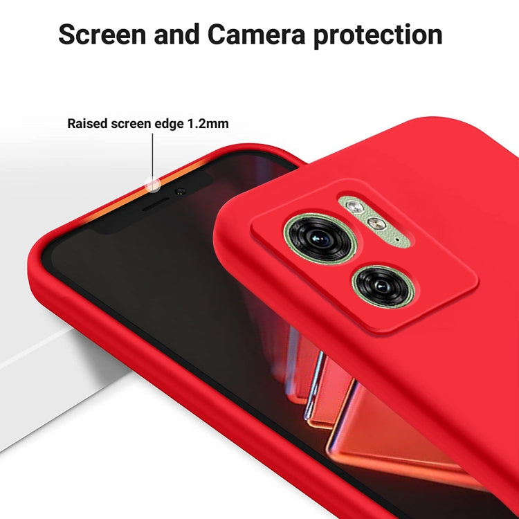 For Motorola Edge 2023 Solid Color Liquid Silicone Dropproof Full Coverage Phone Case(Red) - free shipping - PMC TechLife - Order now!