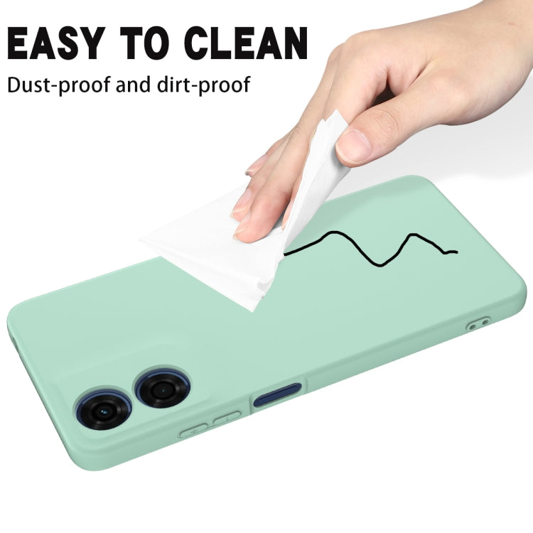 For Motorola Moto E14 Solid Color Liquid Silicone Dropproof Full Coverage Phone Case(Green) - free shipping - PMC TechLife - Order now!