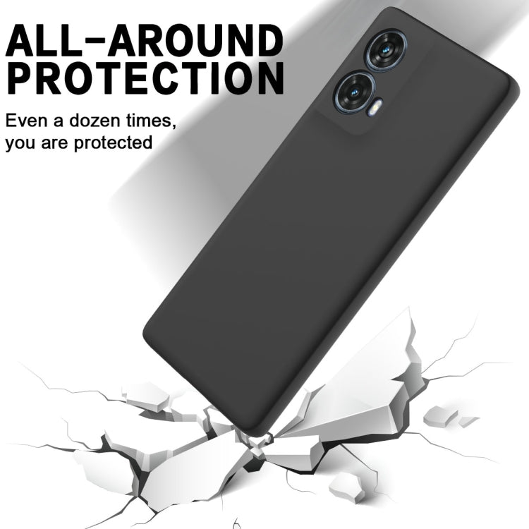 For Motorola S50 Neo Solid Color Liquid Silicone Dropproof Full Coverage Phone Case(Black) - free shipping - PMC TechLife - Order now!