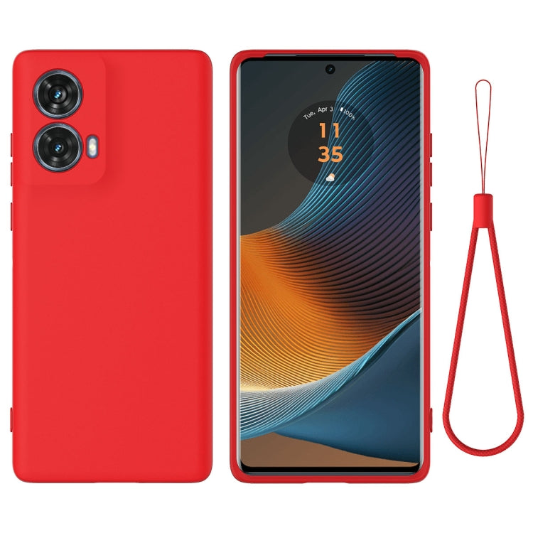 For Motorola S50 Neo Solid Color Liquid Silicone Dropproof Full Coverage Phone Case(Red) - free shipping - PMC TechLife - Order now!