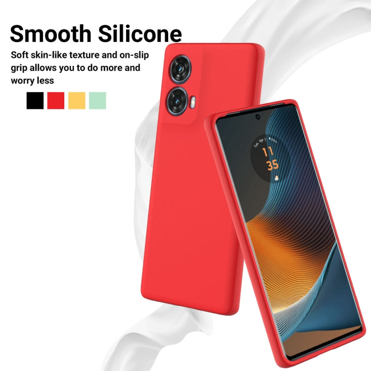 For Motorola S50 Neo Solid Color Liquid Silicone Dropproof Full Coverage Phone Case(Red) - free shipping - PMC TechLife - Order now!