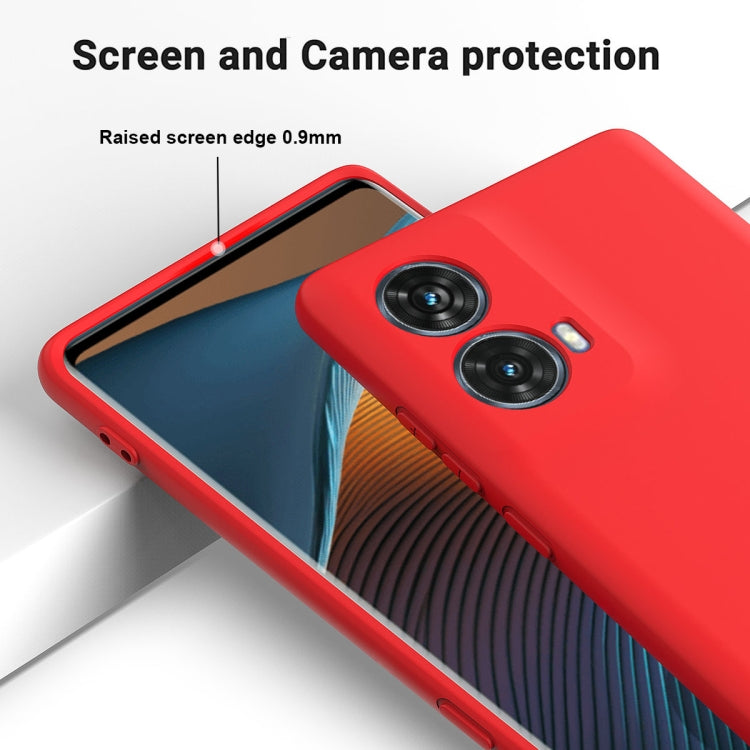For Motorola S50 Neo Solid Color Liquid Silicone Dropproof Full Coverage Phone Case(Red) - free shipping - PMC TechLife - Order now!